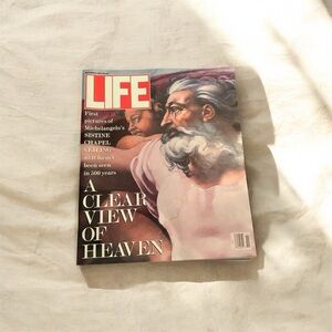 Life Magazine with Michelangelo's Sistine Chapel Cover